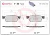 P61134 KLOCKI HAMULC. CITROEN JUMPY 16- PRZÓD BREMBO підбір по vin на Brocar