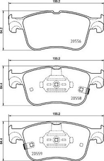 P24218 Гальмівні колодки дискові BREMBO підбір по vin на Brocar