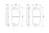 0986463490 Колодки задн. RENAULT 21, 25, Espace 1,6-2,9 (c ABS [-] BOSCH підбір по vin на Brocar