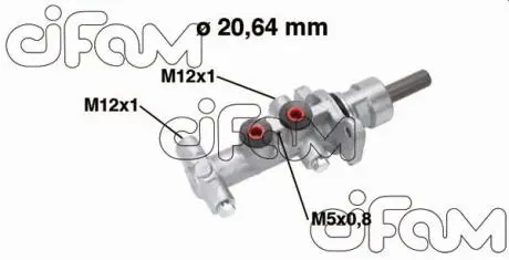 202768 Главный тормозной цилиндр (сист.TRW) без ESP Trafic II,Opel Vivaro,Nissan -1 CIFAM подбор по vin на Brocar