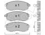 KLOCKI HAMULC. NISSAN 200SX 1,8T  91-93 822-404-0