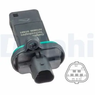 AF1063512B1 PRZEPŁYWOMIERZ POWIETRZA CHEVROLET OPEL DELPHI підбір по vin на Brocar