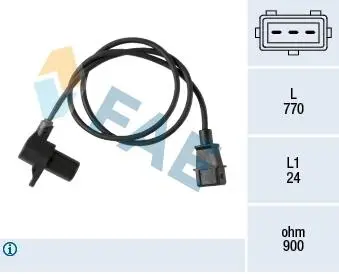 79451 Датчик колінчастого вала FAE підбір по vin на Brocar