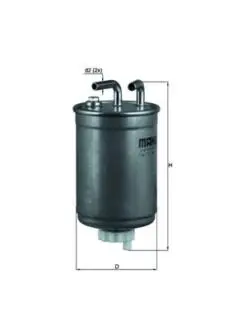 KL99 Топливный фильтр MAHLE / KNECHT подбор по vin на Brocar