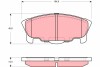 Комплект тормозных колодок, дисковый тормоз GDB3320