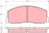 Тормозные колодки дисковые ISUZU (GM) - LONSDALE - MITSUBISHI Aska/YD/Colt/Cordia/Galant/Lancer/Lanc GDB355