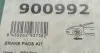900992 Планка суппорта (переднего) прижимная (к-кт) Citroen Saxo 96-04/Peugeot 205/305/405 79-98 (Bendix) FRENKIT підбір по vin на Brocar