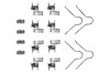 PFK189 Комплектующие, колодки дискового тормоза PFK189 TRW TRW підбір по vin на Brocar