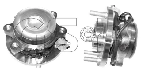 9400127 Подшипник-ступица пер. NISSAN PATHFINDER (R51) 10-&gt;/NAVARA (D40) 06-&gt; GSP підбір по vin на Brocar