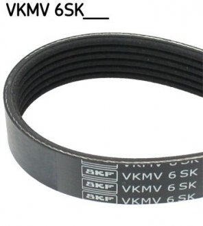 VKMV6SK989 Pasek klin.wielorowkowy elast. SKODA/VW SKF підбір по vin на Brocar