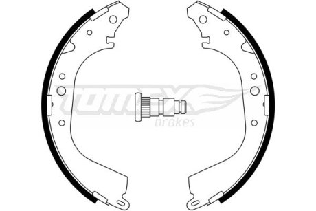 2335 Тормозные колодки. TOMEX подбор по vin на Brocar