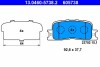 13046057382 Комплект гальмівних колодок, дискове гальмо 13.0460-5738.2 ATE ATE підбір по vin на Brocar