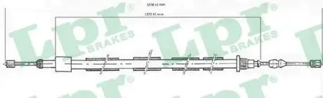 C0616B Трос ручного гальма LPR підбір по vin на Brocar