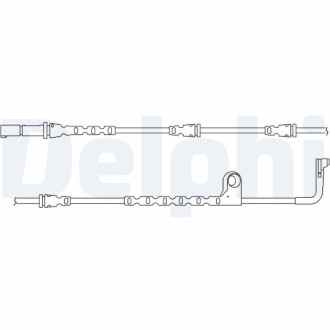 LZ0226 Контрольный контакт, контроль слоя тормозных колодок DELPHI подбор по vin на Brocar