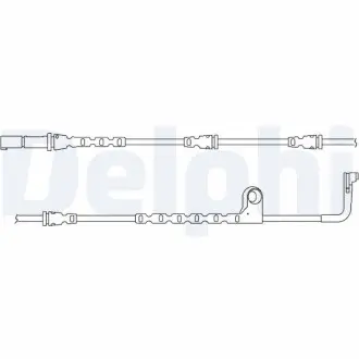 LZ0226 Контрольный контакт, контроль слоя тормозных колодок DELPHI підбір по vin на Brocar