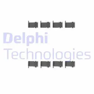 LX0226 Монтажний компл., гальм.колодка DELPHI підбір по vin на Brocar