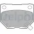 Тормозные колодки дисковые SUBARU Impreza "R "00-07 LP1780