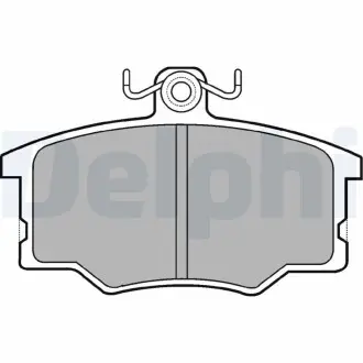 LP179 Комплект гальмівних колодок, дискове гальмо DELPHI підбір по vin на Brocar