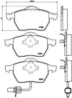 P85060 Колодки тормозные дисковые BREMBO подбор по vin на Brocar