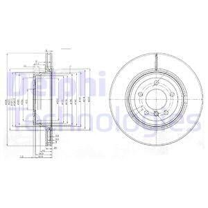 BG3961 Гальмівний диск DELPHI підбір по vin на Brocar