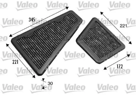 698793 Фильтр, воздух во внутренном пространстве VALEO подбор по vin на Brocar
