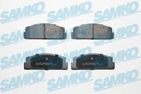 5SP003 Комплект тормозных колодок, дисковый тормоз SAMKO подбор по vin на Brocar