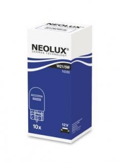 N580 Автолампа Neolux n580 W21/5W W3x16q 2 W прозрачная NEOLUX підбір по vin на Brocar