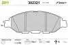 Гальмівні колодки дискові INFINITI/NISSAN Jx/Pathfinder/Murano/QX60 "2,5-3,5 "F "12>> 302321