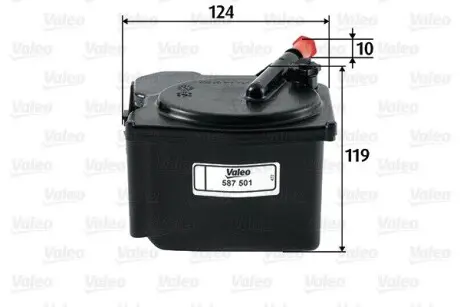 587501 Топливный фильтр VALEO подбор по vin на Brocar