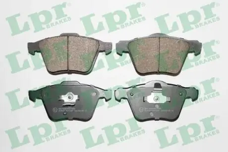 05P1237 Гальмівні колодки, дискове гальмо (набір) LPR підбір по vin на Brocar
