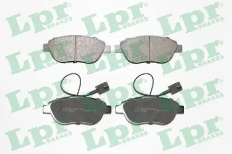 05P1657 Комплект тормозных колодок LPR подбор по vin на Brocar