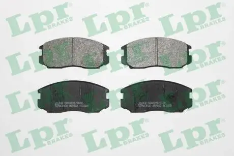 05P502 Комплект тормозных колодок из 4 шт. дисков LPR подбор по vin на Brocar