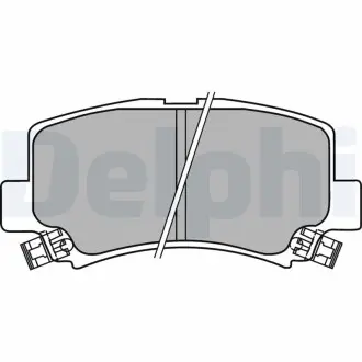 LP1439 Гальмівні(тормозні) колодки DELPHI підбір по vin на Brocar