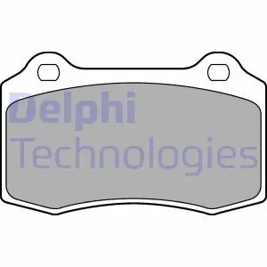 LP1700 Комплект гальмівних колодок, дискове гальмо DELPHI підбір по vin на Brocar