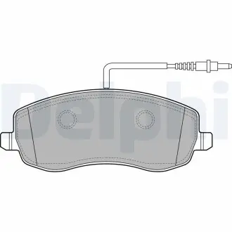 LP2173 Комплект тормозных колодок, дисковый тормоз DELPHI підбір по vin на Brocar