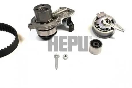 PK06790 Комплект ременя ГРМ з помпою води HEPU підбір по vin на Brocar