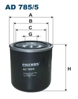 AD7855 Фильтр масла FILTRON підбір по vin на Brocar