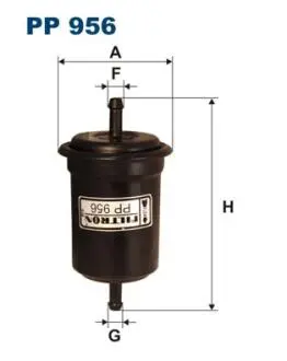 PP956 Фільтр палива FILTRON підбір по vin на Brocar