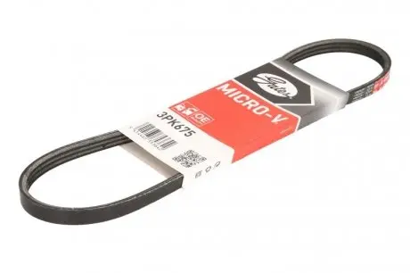 3PK675 Ремень генератора Hyundai Tucson/Kia Cerato 2.0 04- GATES подбор по vin на Brocar