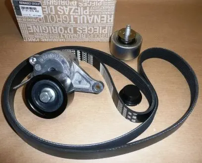 7701478493 Комплект приводного ременя 2.0 dCi.LagunaIII (7701478493) Renault RENAULT підбір по vin на Brocar