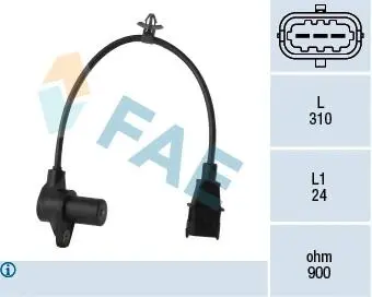 79354 Датчик імпульсів, Датчик імпульсів, маховик FAE підбір по vin на Brocar