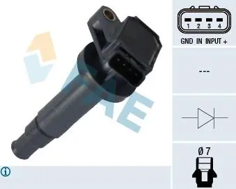 80282 Котушка запалювання FAE підбір по vin на Brocar