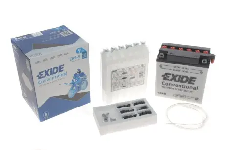 EB9B Акумулятор EXIDE підбір по vin на Brocar