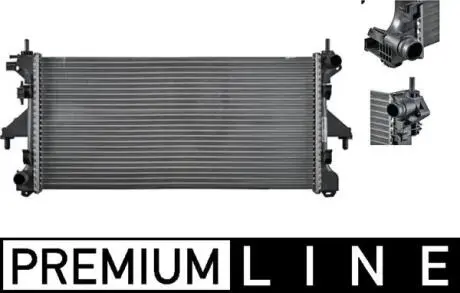 CR880000P Радіатор охолодження MAHLE / KNECHT підбір по vin на Brocar