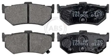 36173 Гальмівні колодки, дискове гальмо (набір) A.B.S. підбір по vin на Brocar