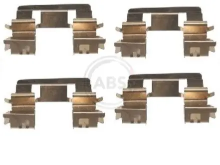 1294Q Комплектуючі, колодки дискового гальма A.B.S. підбір по vin на Brocar