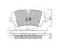 82210250 KLOCKI HAMULC. RANGE ROVER IV 12- TYŁ CIFAM підбір по vin на Brocar