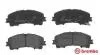 P56106 Тормозные колодки к-кт. BREMBO підбір по vin на Brocar
