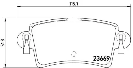 P59040 Тормозные колодки к-кт. BREMBO подбор по vin на Brocar