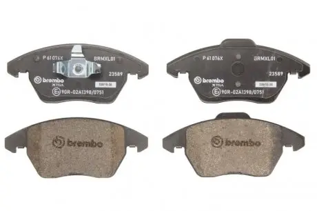 P61076X Гальмівні колодки, тюнінг BREMBO підбір по vin на Brocar